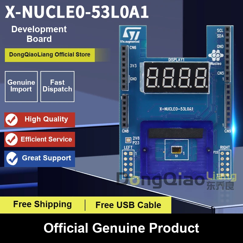For the X-NUCLEO-53L0A1 VL53L0X Distance Sensor Expansion Board for the STM32 Nucleo F401RE