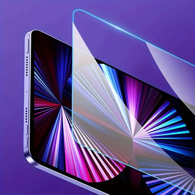 For iPad 11 10 9 8 7 6 5 4 3 2 10.2 9.7 Air Pro 13 Mini Dust-Free Chamber Screen Protector Kit Tempered Glass Instant-Install