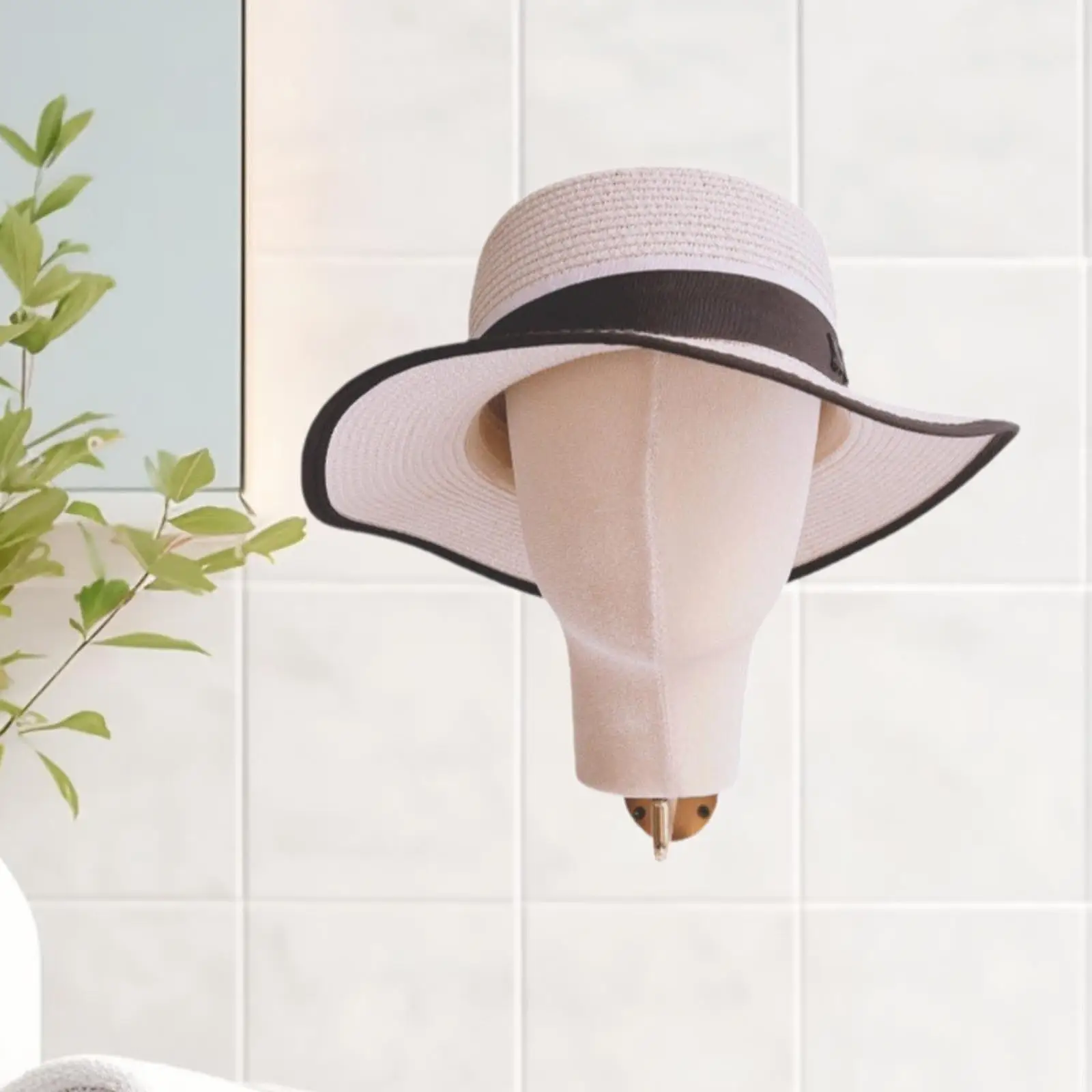 الحائط شعر مستعار رئيس المعرضة رئيس أنثى المخملية شعر مستعار الوقوف لشعر مستعار تصفيف الشعر صالون المنزل السفر مركز تسوق عرض موقف