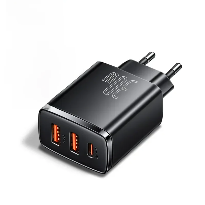 Baseus 30W USB Type C chargeur Charge rapide pour iPhone 16 15 14 Pro Max Samsung Xiaomi QC 3.0 PD 20W Charge rapide chargeur de téléphone
