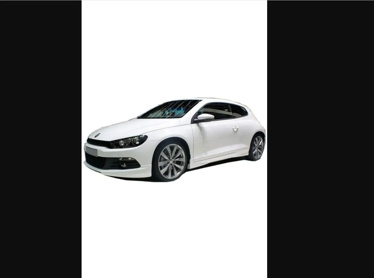 For VW Volkswagen Scirocco (2009-2014) Non Facelift Models R-line Front Bumper Insert (plastic) - Stylish Racer Lip Wings Rocker