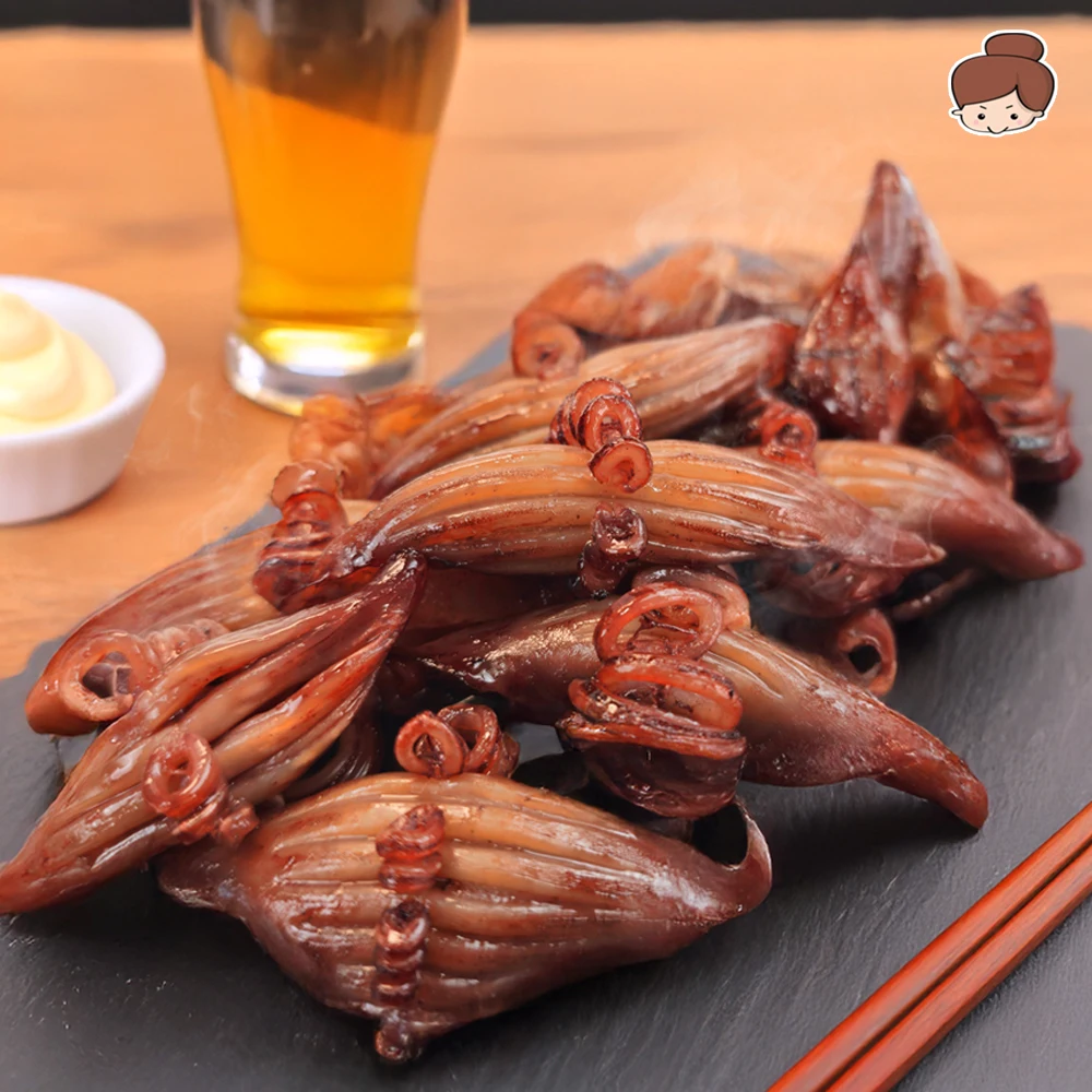 200g 400g sweet salty wind flower squid made from whole squid ear flesh