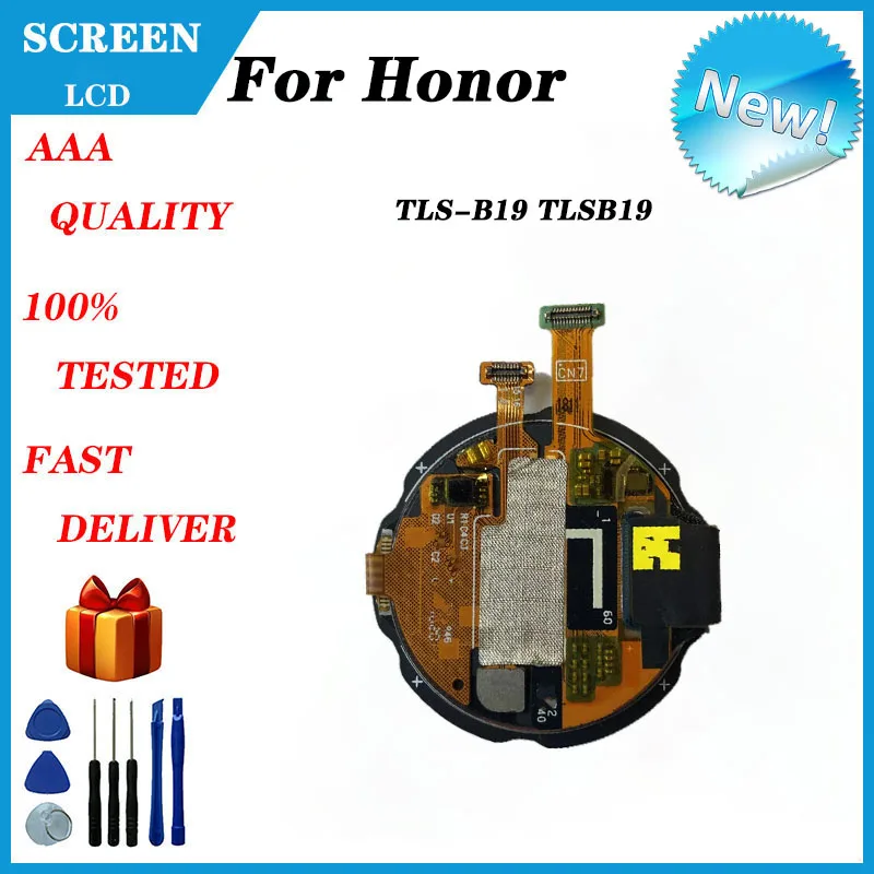 Nuovo per huawei honor TLS-B19 TLSB19 orologio Magic smartwatch LCD assembly + touch Watch screen accessori per la riparazione