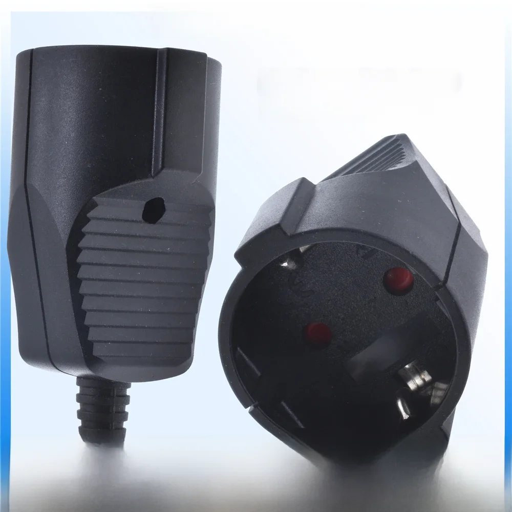 16a 250v français russie corée allemande ue Schuko prise cordon d'alimentation câble filaire prise mâle femelle assemblage prise connecteur blanc