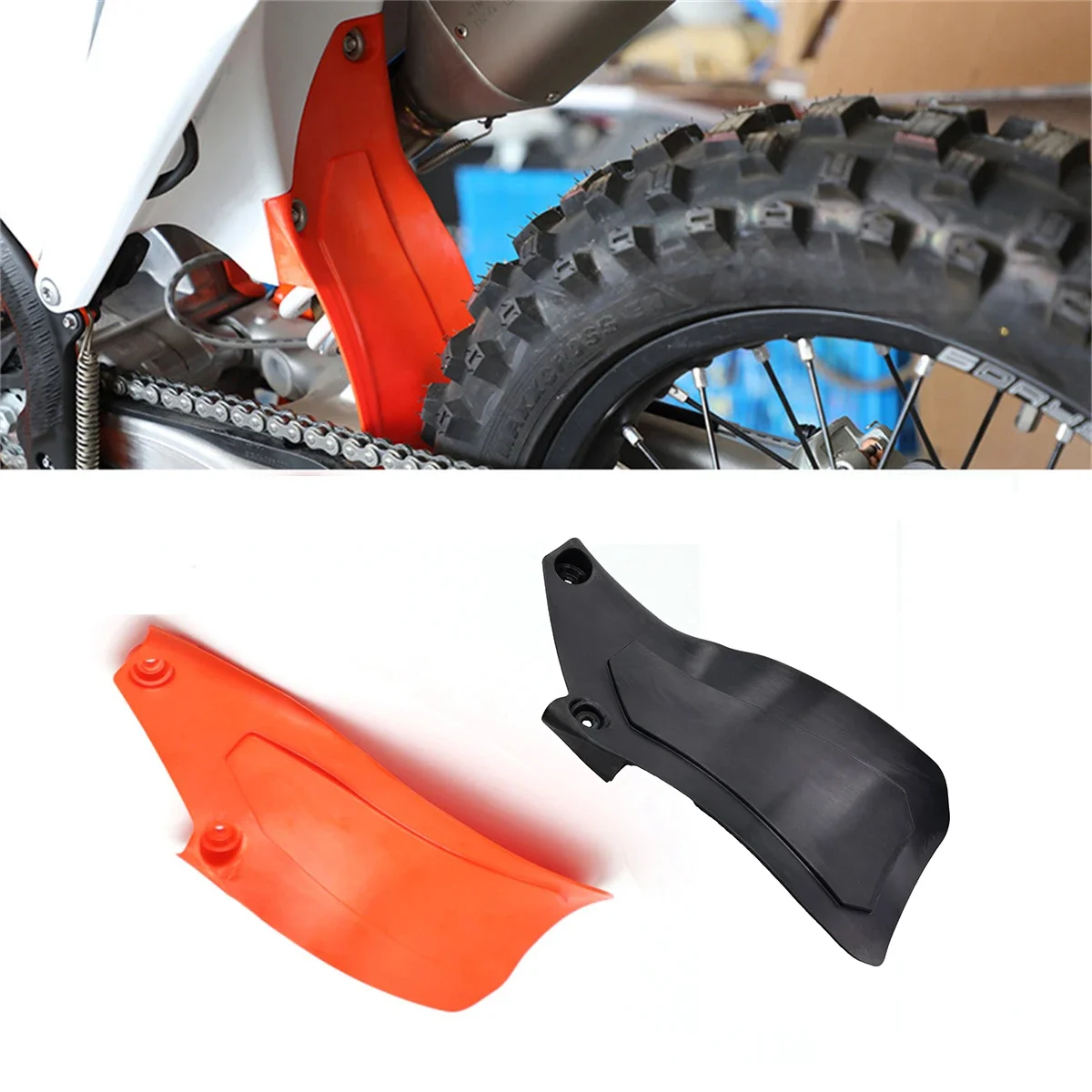 AliExpress XCMT Rear Shock Absorber Mudguard Fender For KTM EXC SXF 125 250 350 450 300 150 200 2022 2021 2020 2016-2019 Dirt Bike Accessories