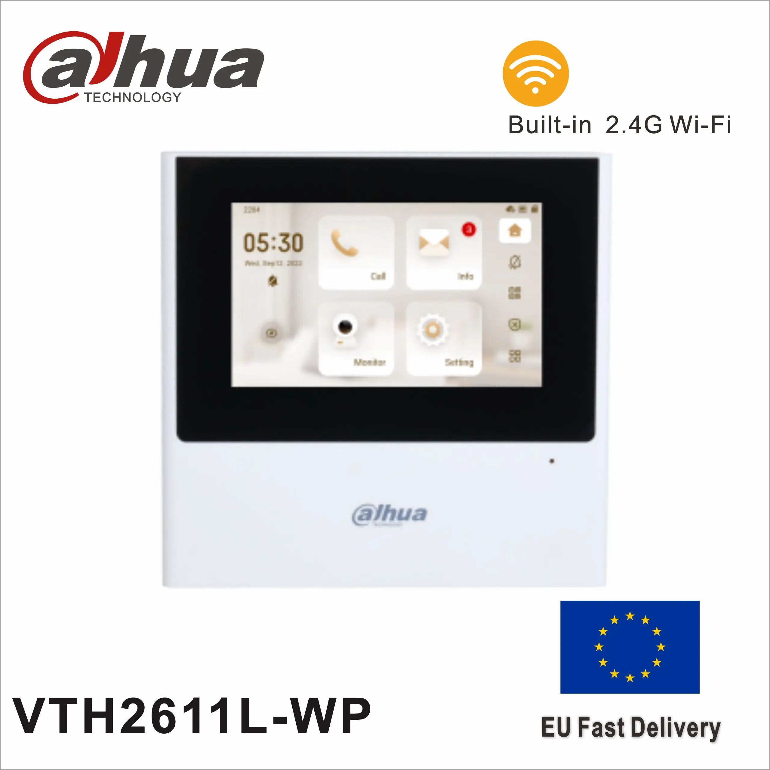 Dahua VTH2611L-WP IP & Wi-Fi 4.3