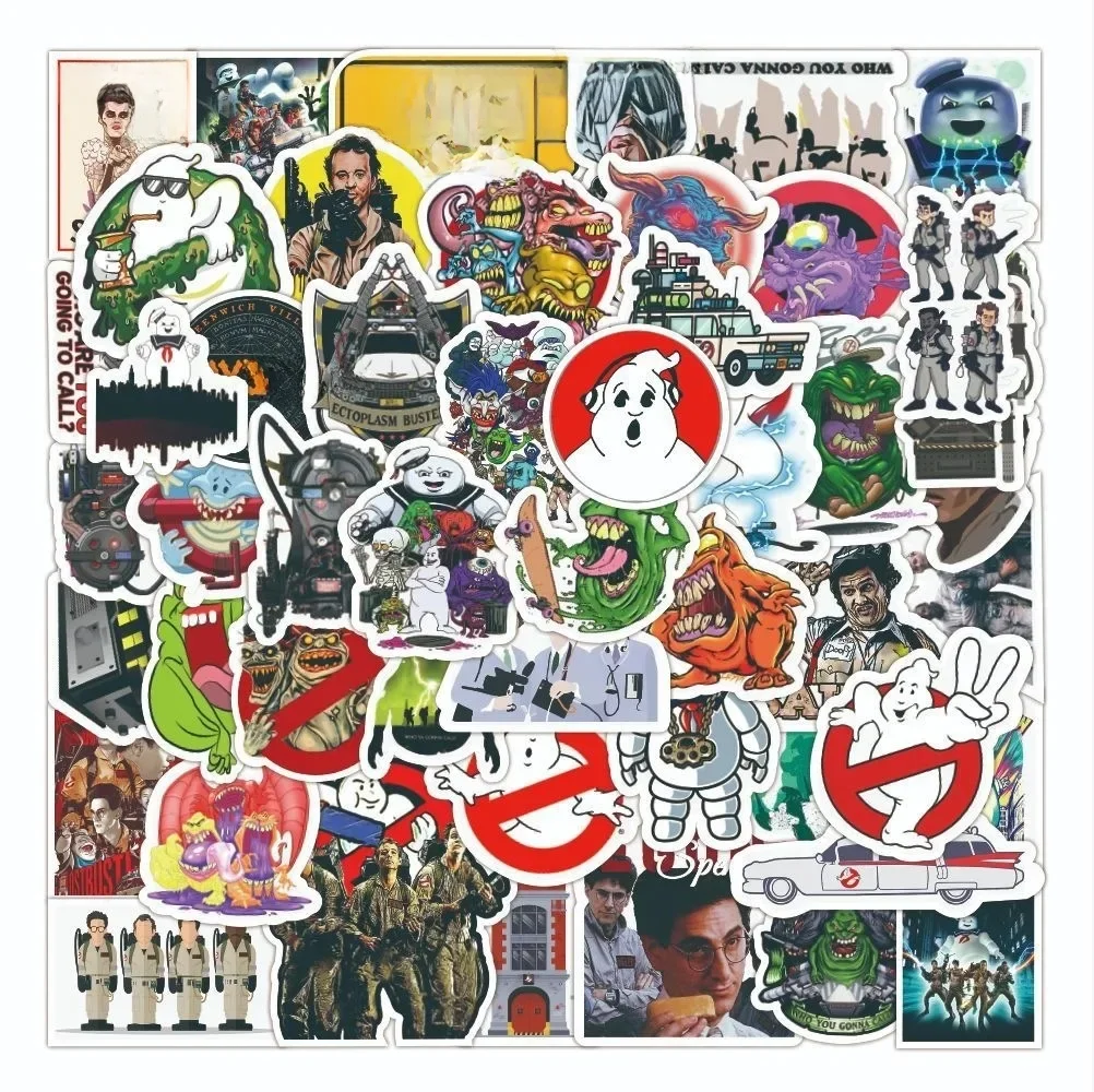 AliExpress NONE 50Pcs Ghostbusters Graffiti Stickers Water Bottle Laptop Phone Bicycle Luggage Case Skateboard Children Adult Sticker