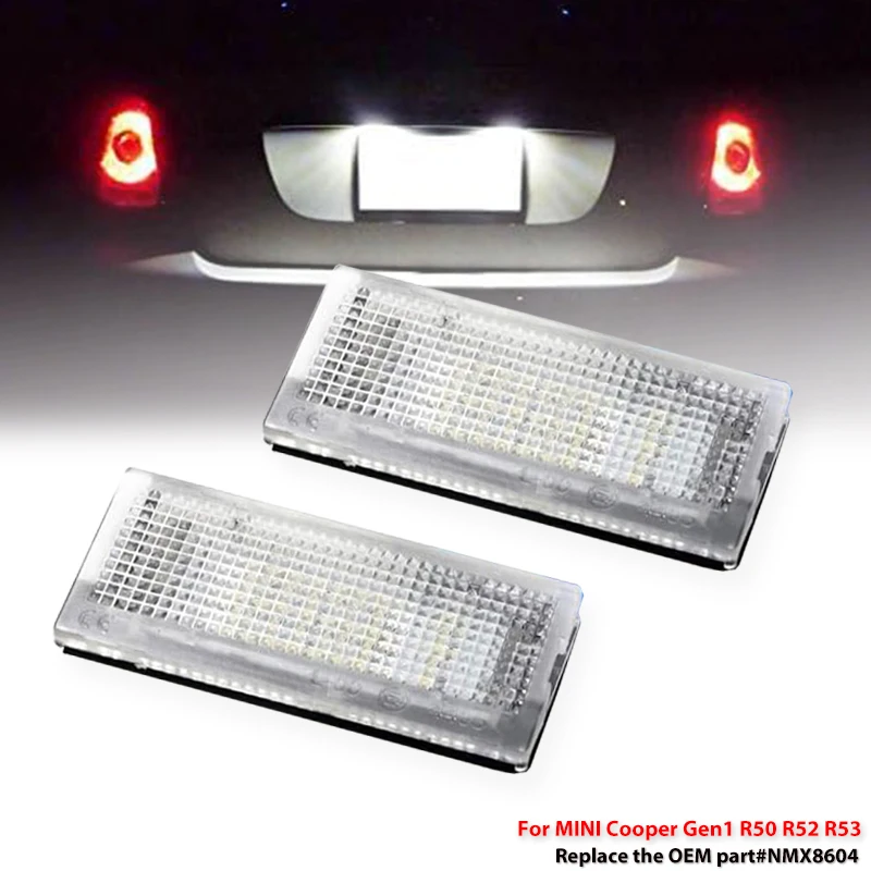 2Pcs Led Number Lic… - image