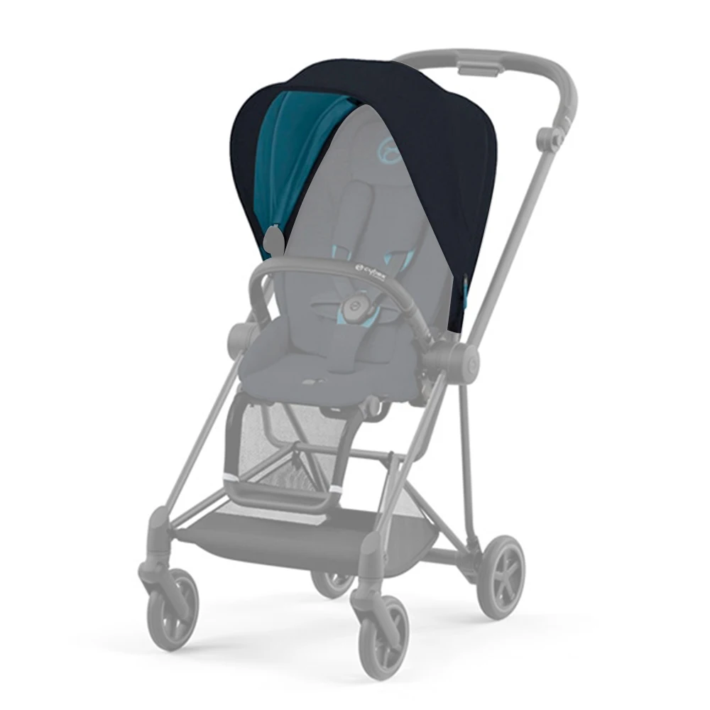 

Buggy Fabric Roof For Cybex Mios 2/3 Sun Canopy Midnight Blue Plus Type Sunshade Direct Replacement Baby Stroller Accessories