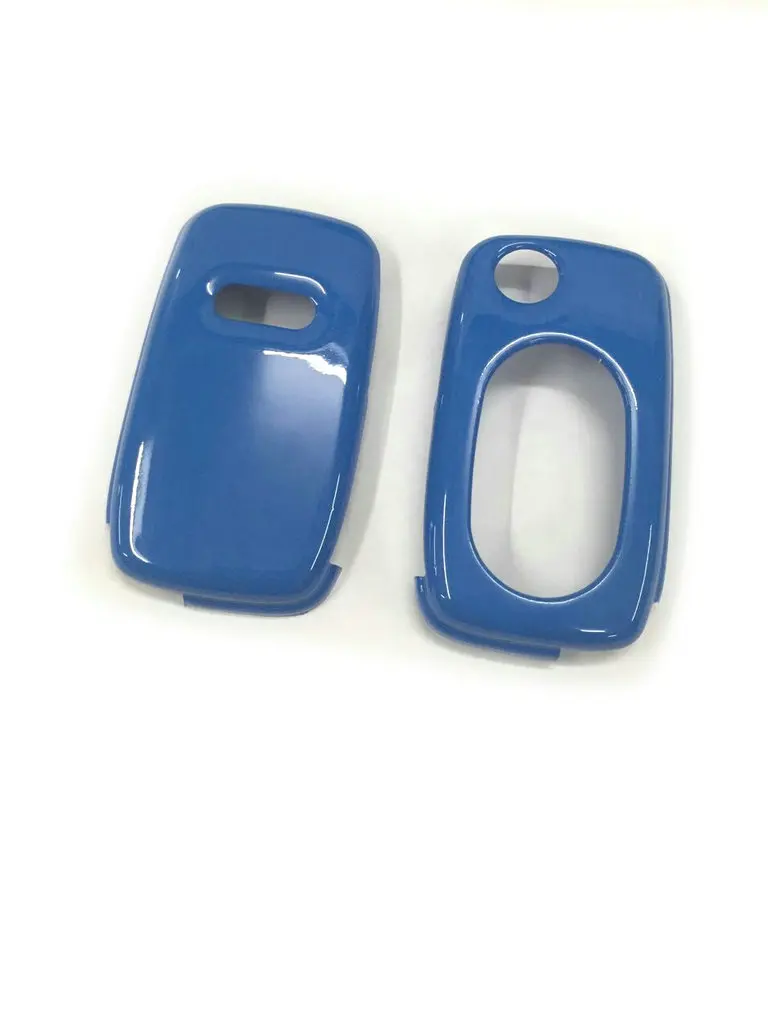 Gloss Blue Color (Oval Shape) Hard Plastic Remote Key Protection Case For Audi A3 8L A4 B5 B6 TT MK1 A6 C5