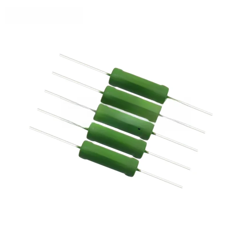 5szt RX21 6W Rezystor drutowy 5% 1R 10R 100R 1K 10K 12K 15K 18R 20R 22R 24R 27R 33R 36R 0.05 0.1 0.22 1 10 100 ohm Rezystor — zdjęcie 2