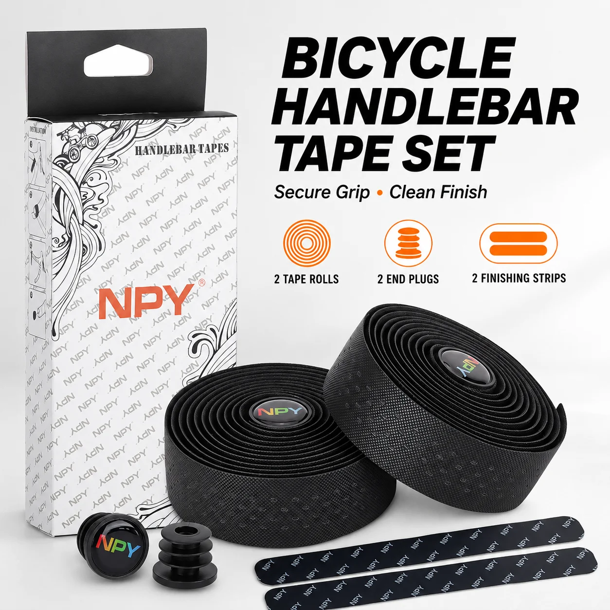 Fixed Gear Cycling Kit - Bicycle Bar Tape Set Non Slip