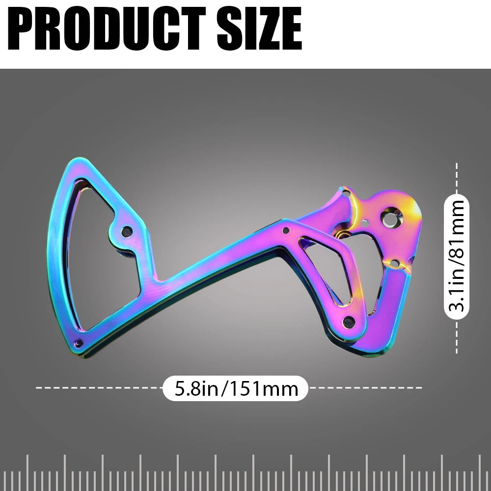 Bike Bicycle Pulley Wheels Cage FOR Garbaruk SRAM 11/12-Speed Aluminum Alloy Ultralight Rear Derailleur Cage Light Weight