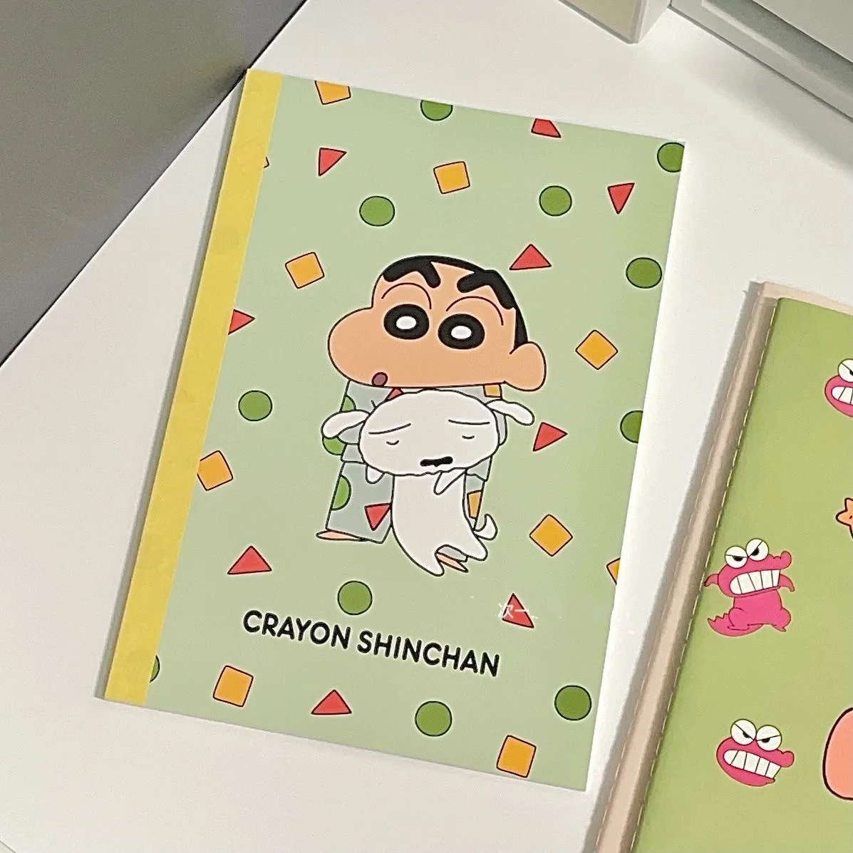 Crayon Shin-chan notebook B5 size Japanese cute girly notepad homework book thick, school student teacher office supplies