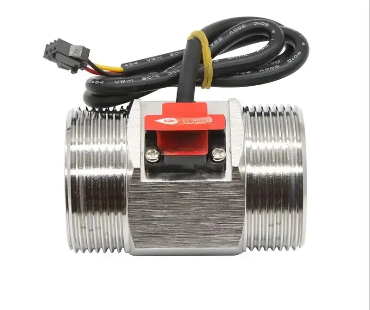 LOUCHEN ZM nowy S304 1.5 "DN40 5 ~ 150L/Min hala wodna czujnik przepływu turbiny przemysł miernik — zdjęcie 2