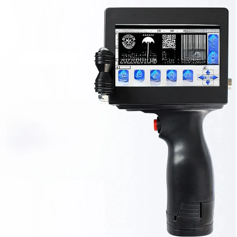 production line online print automatically/ hand jet handheld thermal inkjet printer with conveyor belt sensor and stand