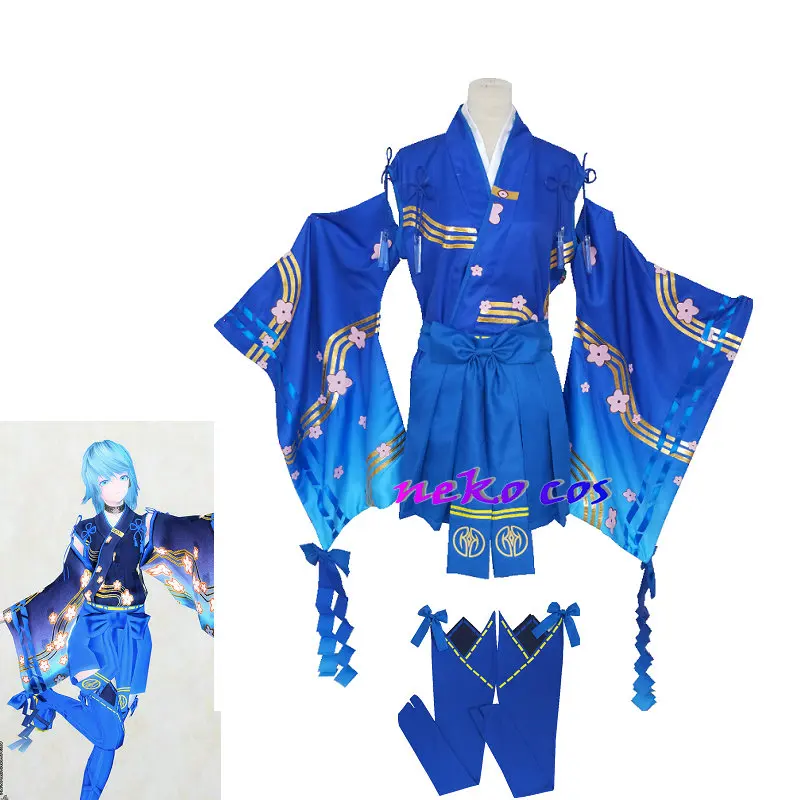 PHANTASY STAR ONLINE 2 Hafuri Maihime  Cosplay Kimono gaming server