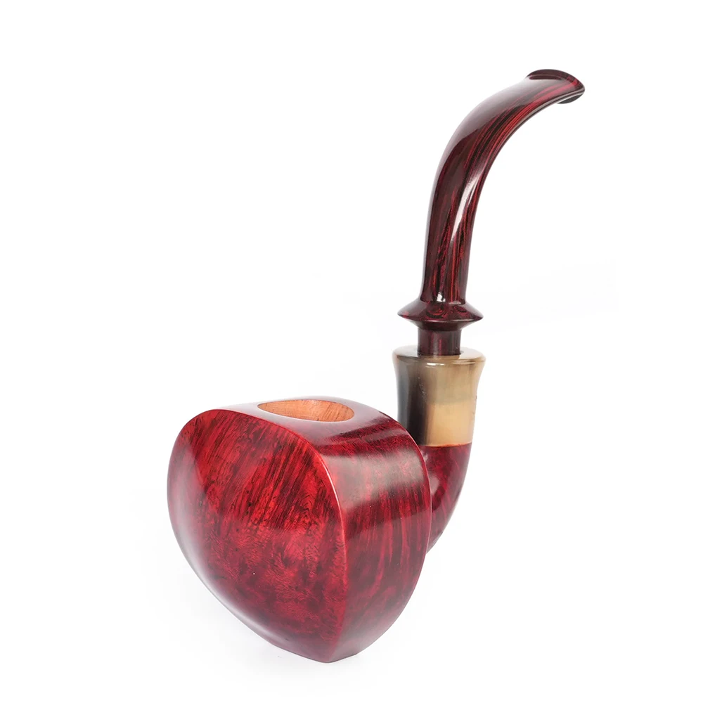 JIBILL Freestyle briar pipe Handmade vulcanized rubber mouthpiece gift Cumberland pipe handle Solid wood pipe 3mm pipe channel