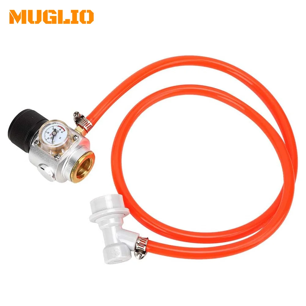 

Мини-регулятор газа MUGLIO CO2 Tr21.4 включает в сборку газовой линии, отключение газа с шаровым замком для диспенсера для бочонка с газировкой