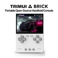 TRIMUI BRICK Handheld Game Console 3.2'' IPS Screen Linux System Trimui UI Metal Back Panel Key LED Lighting Free Keycap Gifts