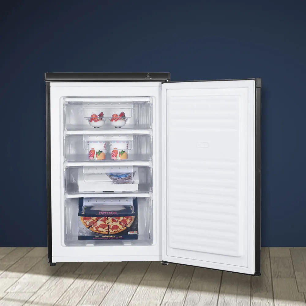 Haier stand drawer small mini freezer 85L _ door-to-door installation HUFA90MDB