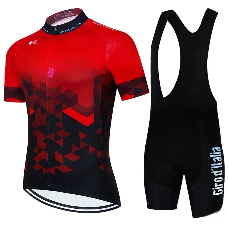 AliExpress 2023 Tour De Giro D'ITALIA Cycling jersey Sets Mens Cycling Clothing Summer Short Sleeve Quick-dry