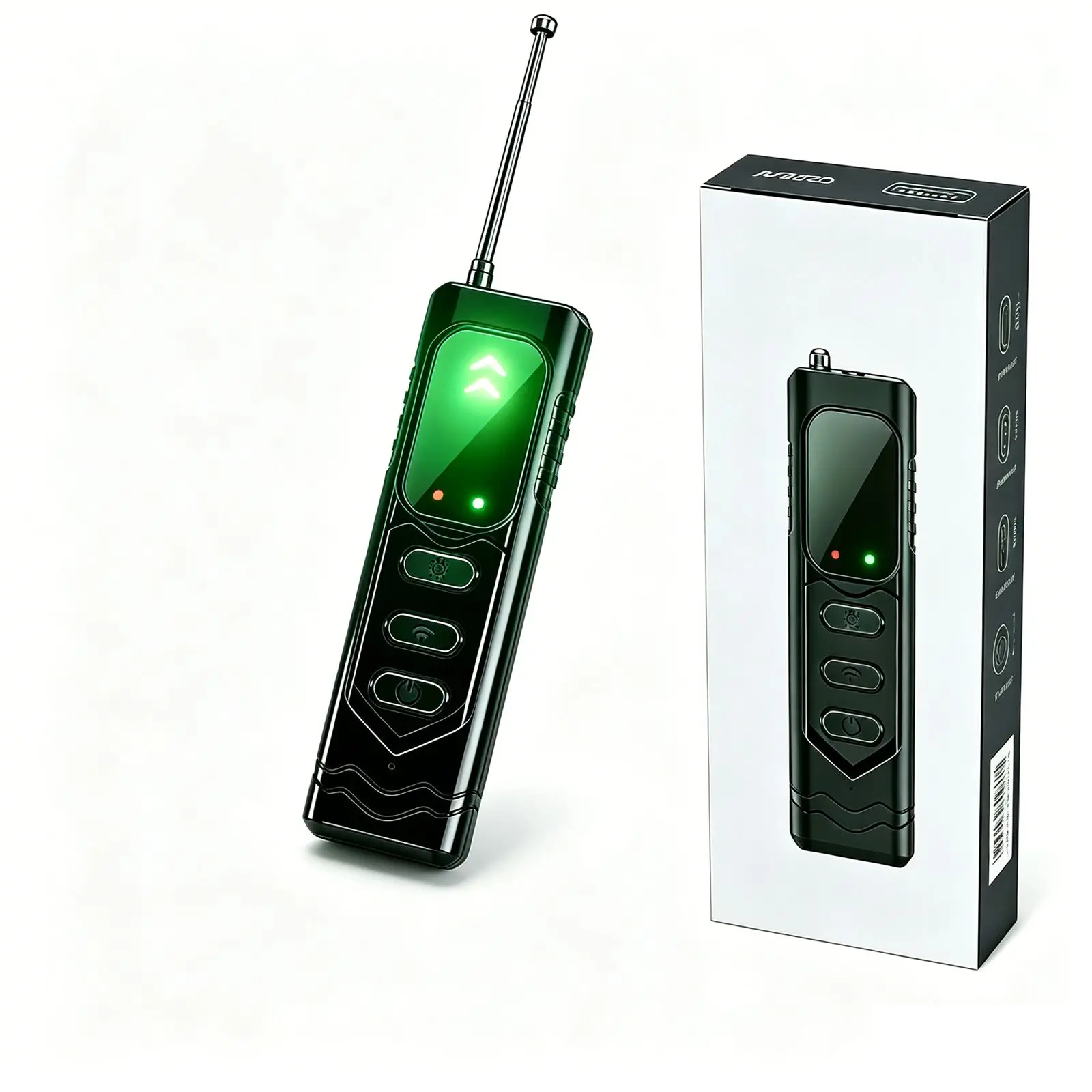 

BB12 2-in-1 Hidden Camera & GPS Detector – RF Signal Scanner for Privacy Protection, No Monthly Fee Portable Spy Camera Detector