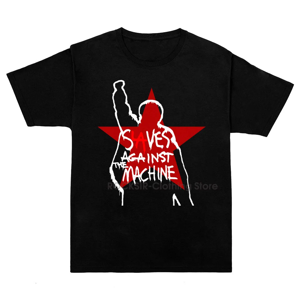 New Rage Against The Machine T-shirts Rap Metal Rock Lovers Streetwear T shirt For Men Summer Cotton Casual Short Sleeve Tops