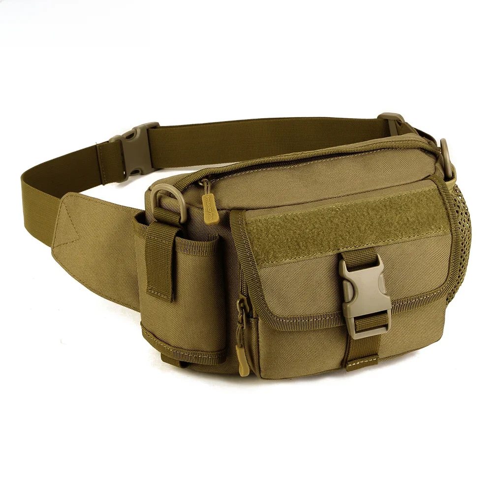 PROTECTOR PLUS taktyczna torba na talię na zewnątrz wojskowy szturmowy torba molle wspinaczka konna polowanie czajnik torby sportowe torby Crossbody — zdjęcie 2