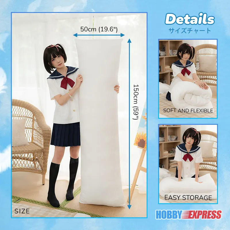 Dakimakura sarılma vücut yastığı 150x50cm uzun pamuk iç dolum dikdörtgen yastık uyku dikdörtgen eklemek iç aşağı yastık