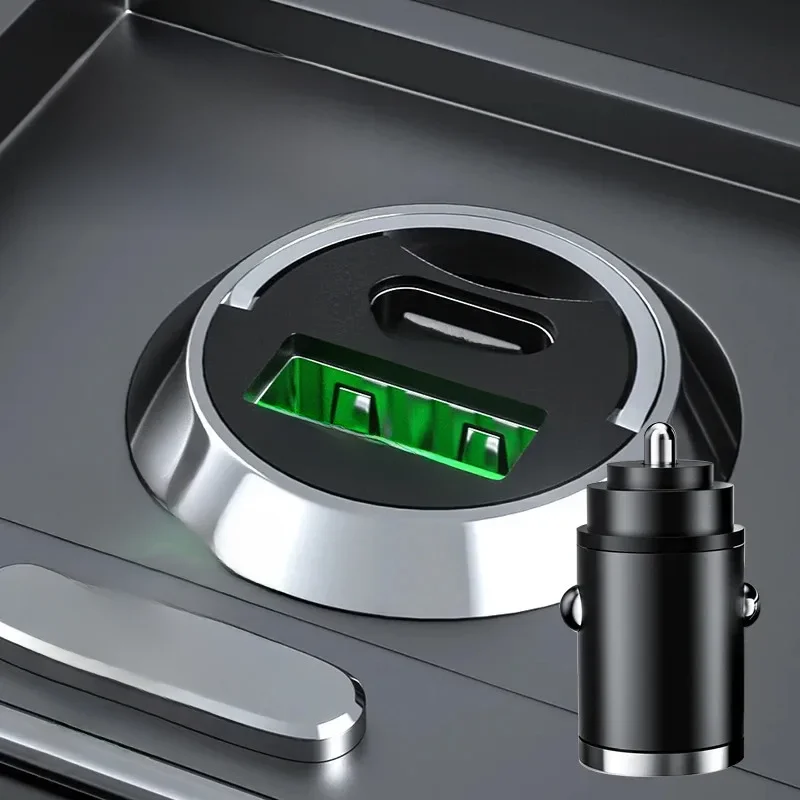 Ładowarka samochodowa 100W PD USB Zapalniczka Szybkie ładowanie dla iPhone QC3.0 USB Typ C Ładowarka samochodowa do telefonu Xiaomi Samsung Huawei — zdjęcie 2