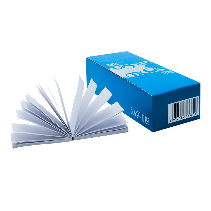 Moon White Tips 24 Booklets 1200 Leaves, Filter Tips Paper,  Filter Tips, Total 1200pcs Filter Tips, Household Gadgets