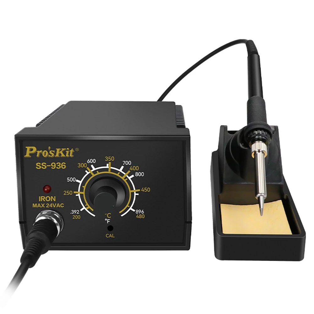 Pro'sKit SS-936H 60 واط الاستاتيكيه قابل للتعديل التحكم في درجة الحرارة لحام محطة الإلكترونية لحام لحام أداة