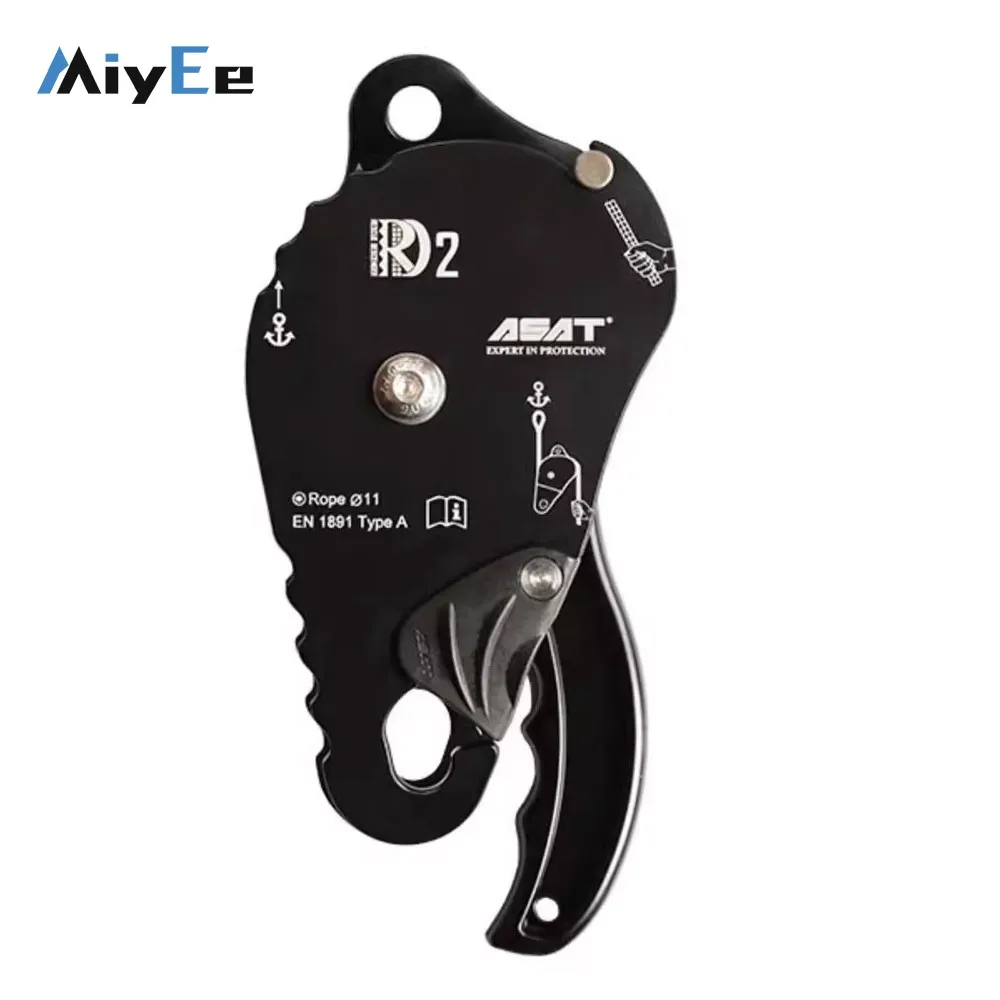 ASAT RD2 بكرة الفرامل أحادية الاتجاه نوع السليل رفع Retarder 30-150KN ملحقات تسلق الحبل الصناعي #2
