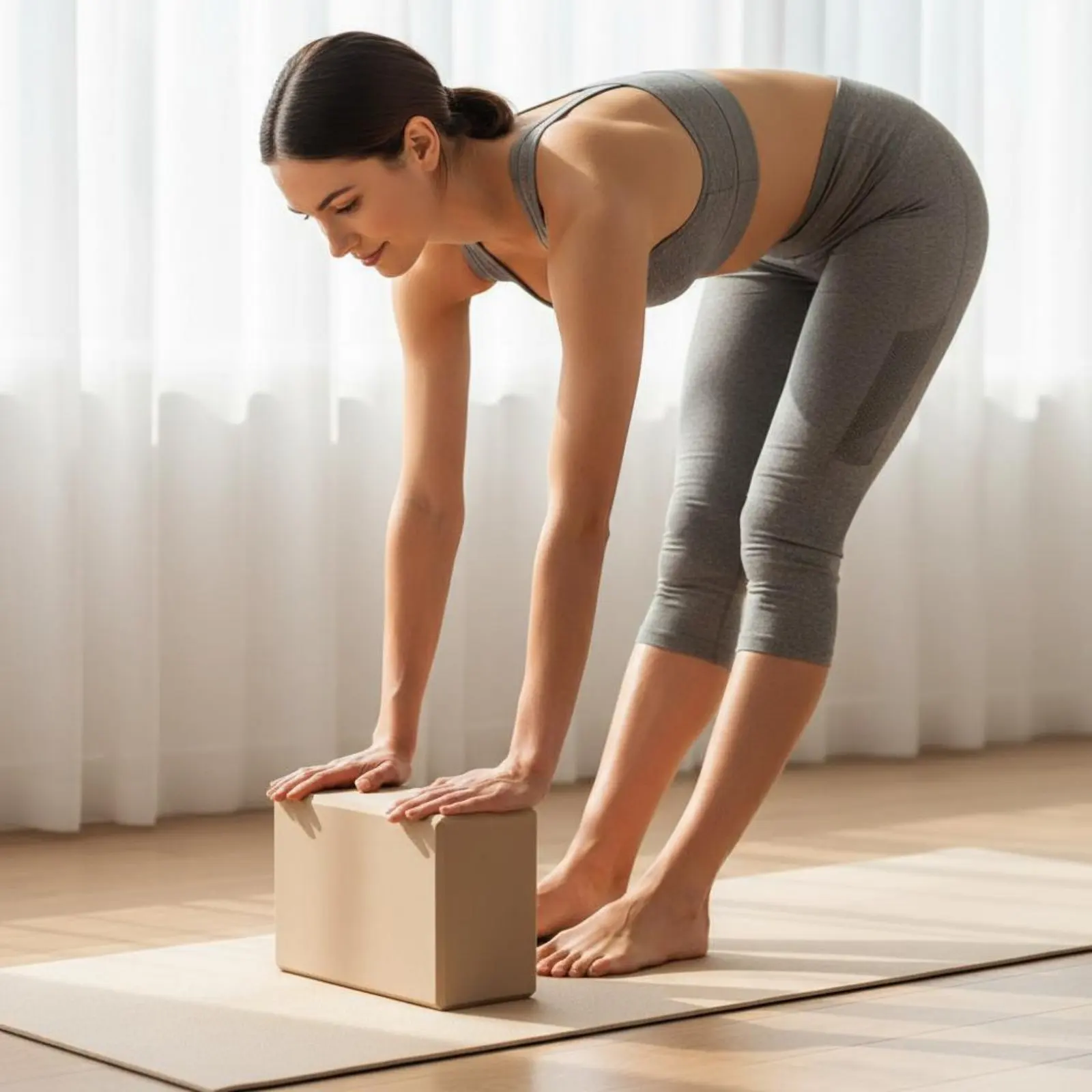 EVA Yoga Block Home Fitness Leg Stretching Brick Arch Foot Training Block For Pilates Posture Correction Body Shaping Accessory