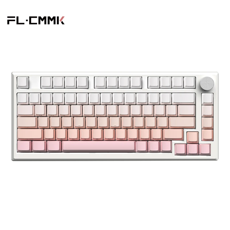 Fl·esports Mk750 Kit Bluetooth sem Fio 2.4g Kit de Personalização de Teclado de Três Modos Eixo Via Satélite Chave Completa Hot Swap 82 Teclas