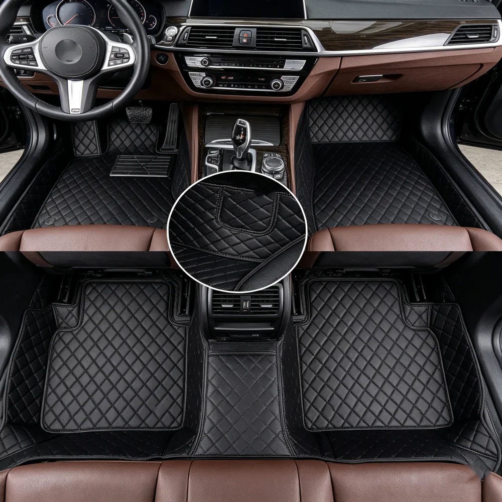 Alfombrillas de coche moldeadas en 3D duraderas y personalizadas para Aston Martin DBS VH2 5.2L 2018-2026, 2 asientos, cobertura total para todas las estaciones, impermeables, antideslizantes, accesorios protectores interiores