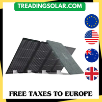 EcoFlow-Panneau Solaire Photovoltaïque Pliable et Portable, Accessoire de Production d'Massage pour le Ménage, l'Extérieur, le C