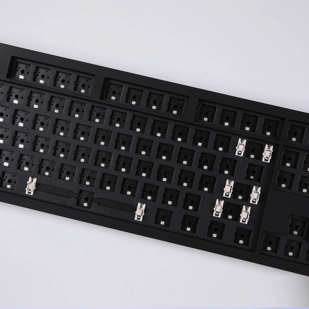 لوحة مفاتيح ميكانيكية Monstar ، عارية ، أدوات ذاتية الصنع لاسلكية ، مبادلة ساخنة ، مشحمة بالكامل