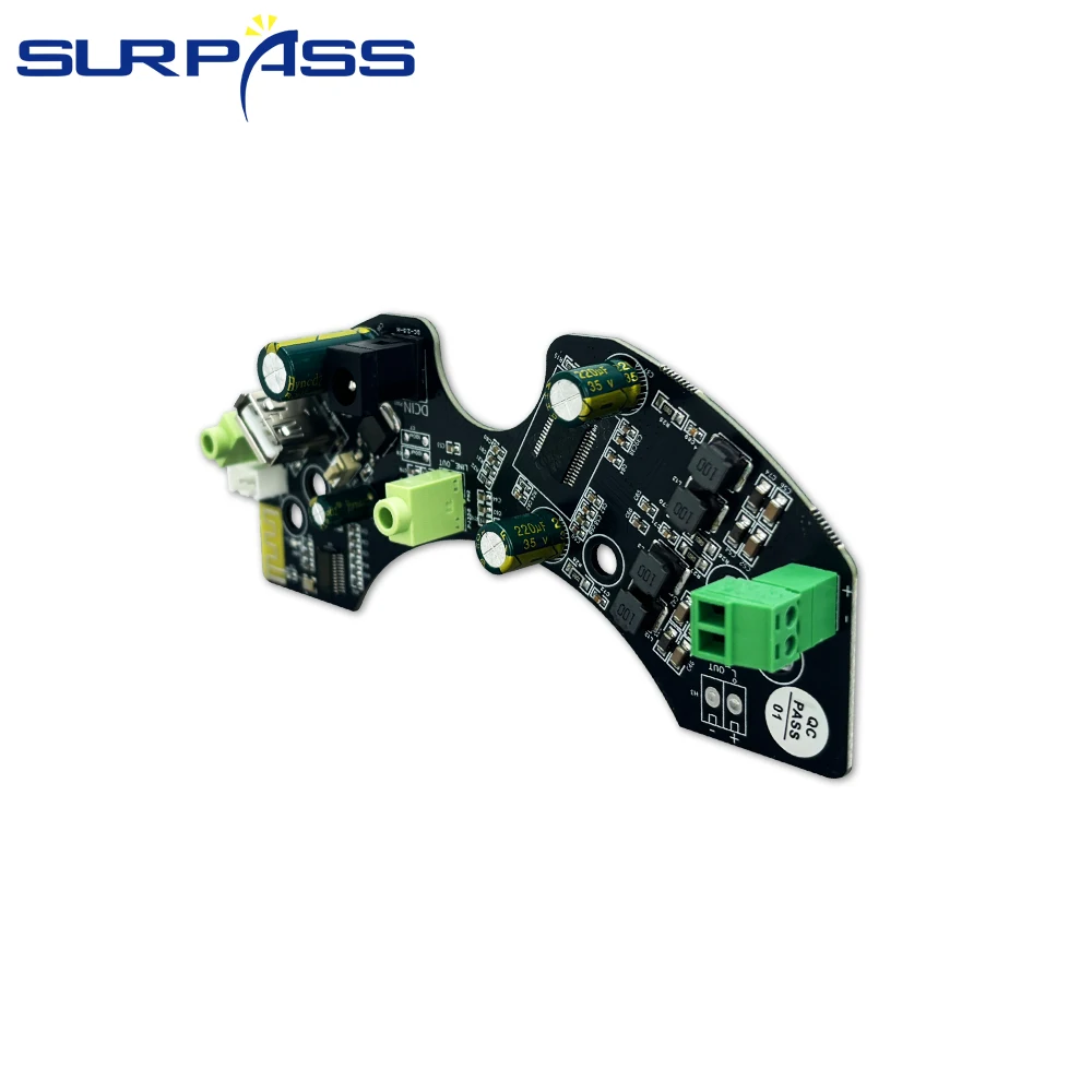 Amplificatore audio da 30 W Scheda digitale Compatibile con Bluetooth 5.1 Altoparlante da soffitto Amplificatore stereo Modulo altoparlante da 8 Ohm fai da te con USB Aux