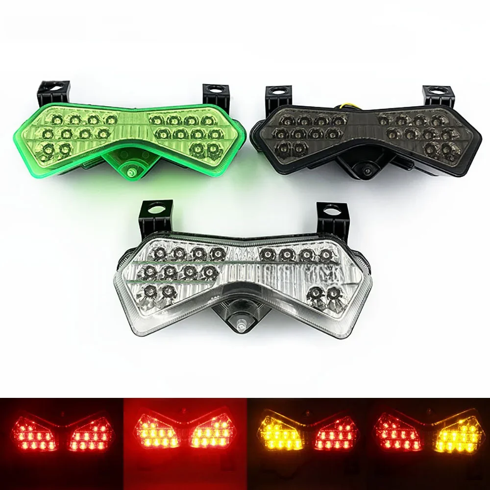 Feux arrière LED pour moto, frein arrière, clignotant, Kawasaki ZX-6R ZX6R 2003 2004 Z750 2003-2006 Z1000 2003-2005 03