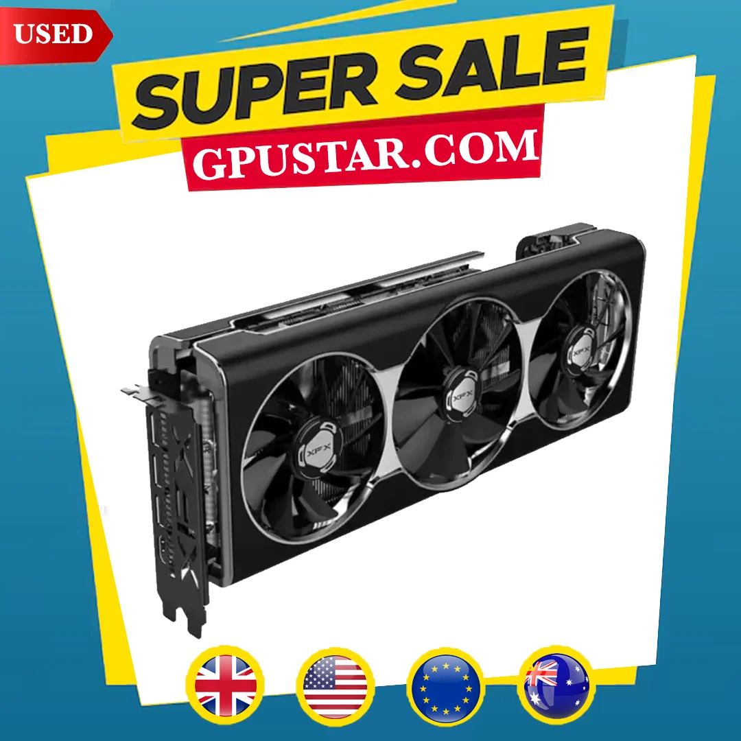 

XFX RX 5700XT RX5700 XT 8GB Graphics Card GPU AMD Radeon 5700XT Video Cards RX 5700 XT Desktop PC Screen Card Computer Game Map