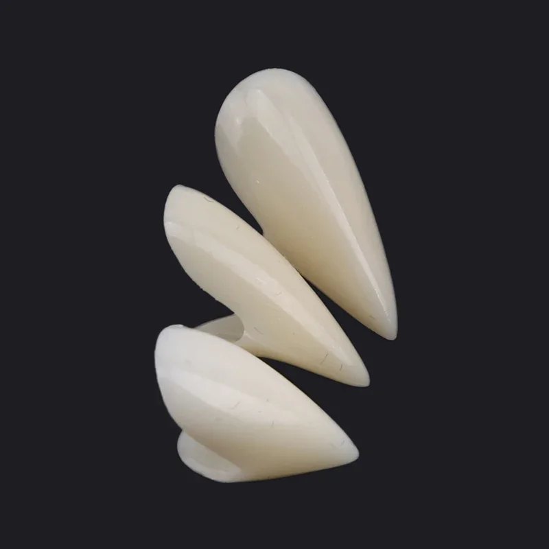 Costume de fête d'halloween pour enfants et adultes, robe horrible de Vampire, fausses dents, crocs, prothèses dentaires, accessoires Photo de Cosplay, décorations DIY