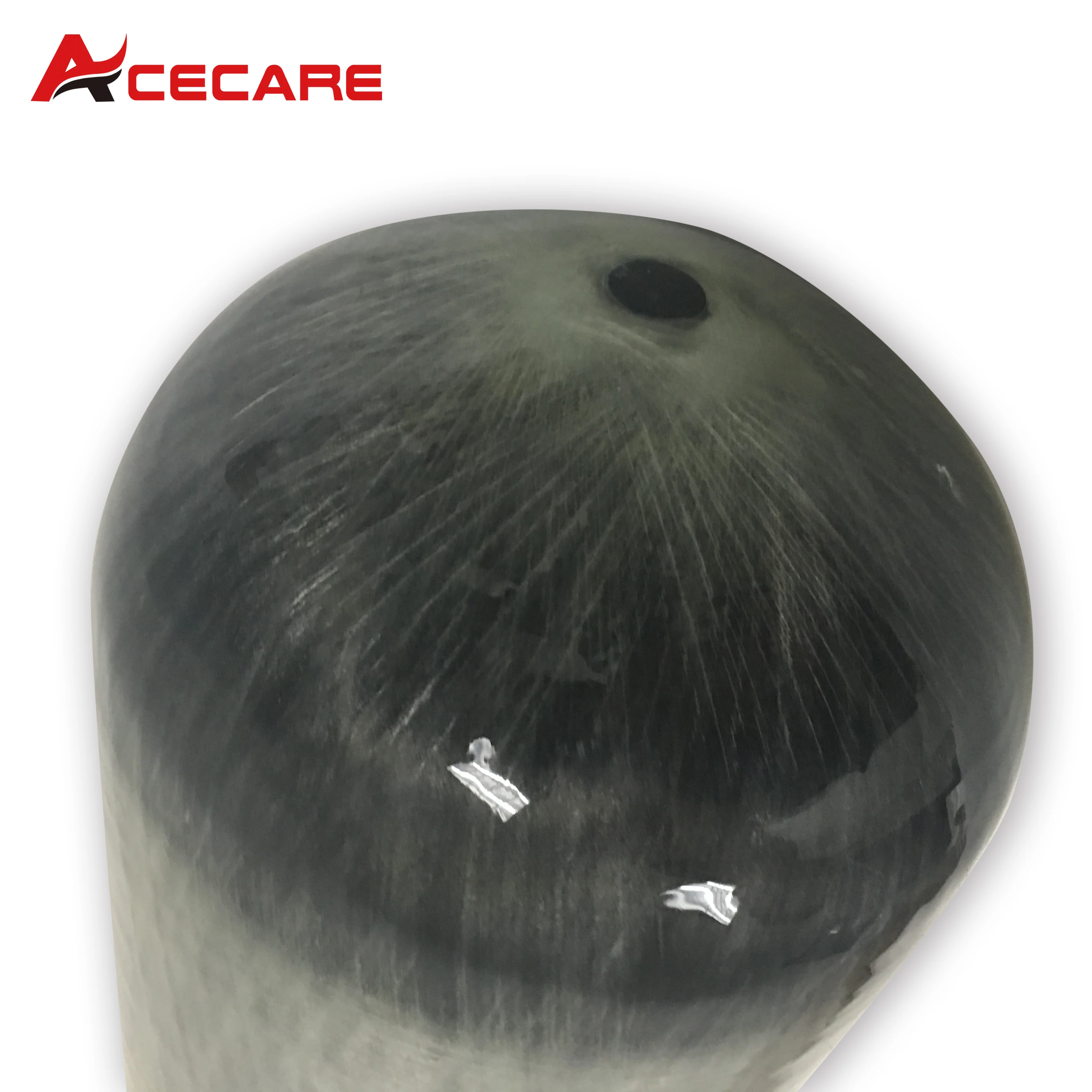 ACECARE 9L CE 300bar 4500psi 30mpa hpa dýchací scuba tank/bottle uhlík vlákno cylindr M18*1.5 pro potápěčská a oheň bezpečnosti