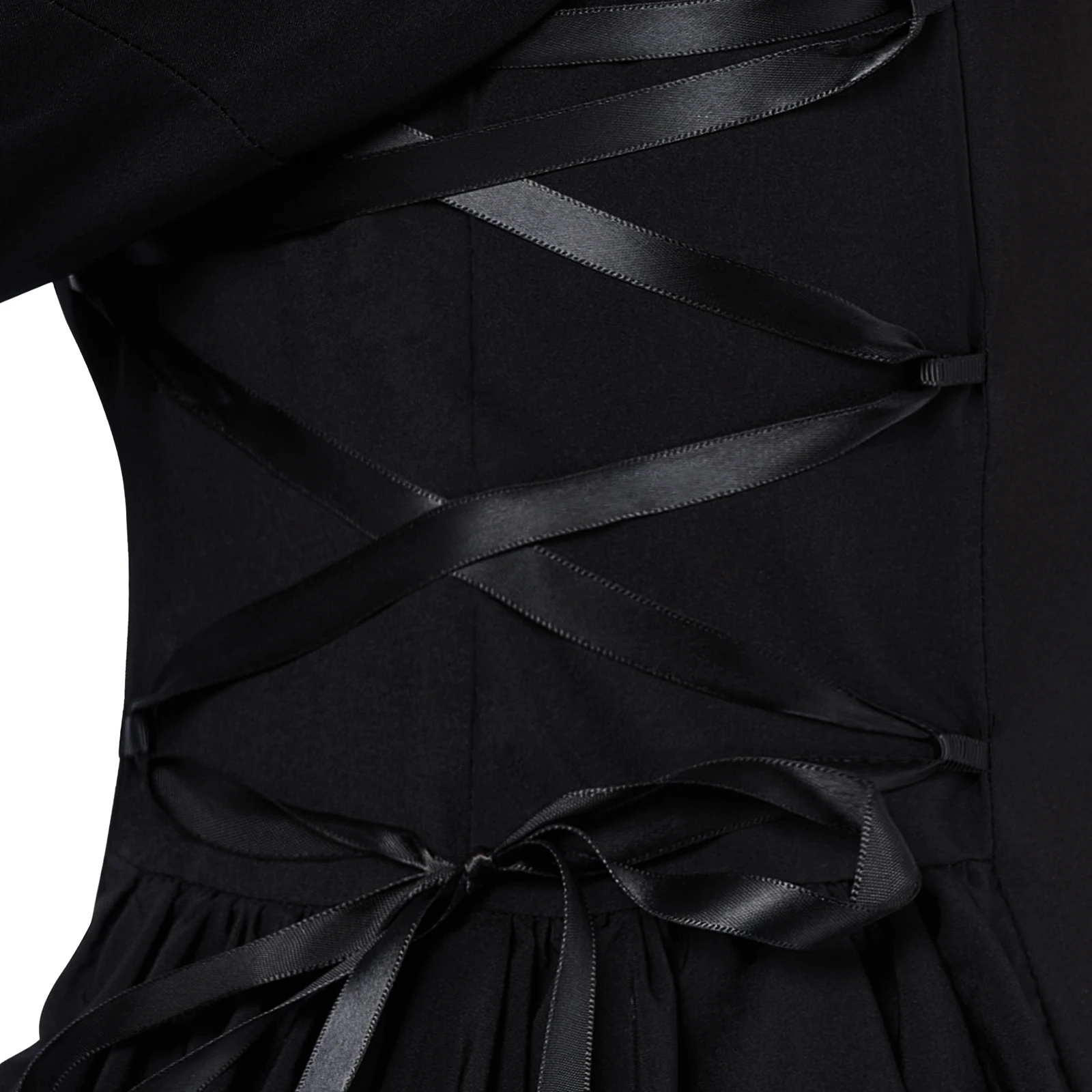 فستان أسود من عصر النهضة الفيكتوري، فستان الأميرة الملكة في العصور الوسطى، فستان ملكي طويل للنساء، زي أداء مرحلة الهالوين #5