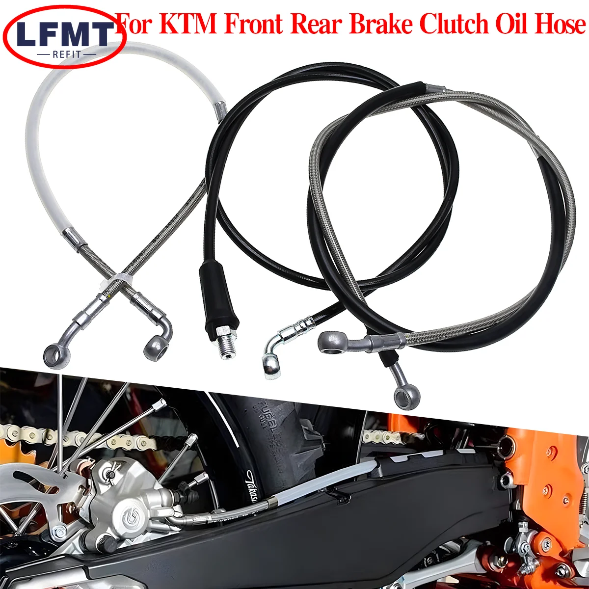 Motorrad Vorne Hinten Brems Schlauch Hydraulische Öl Linie & Kupplung Rohr Für KTM XCW EXC EXCF SX SXF XC XCF TPI 125 150 250 350 450 500