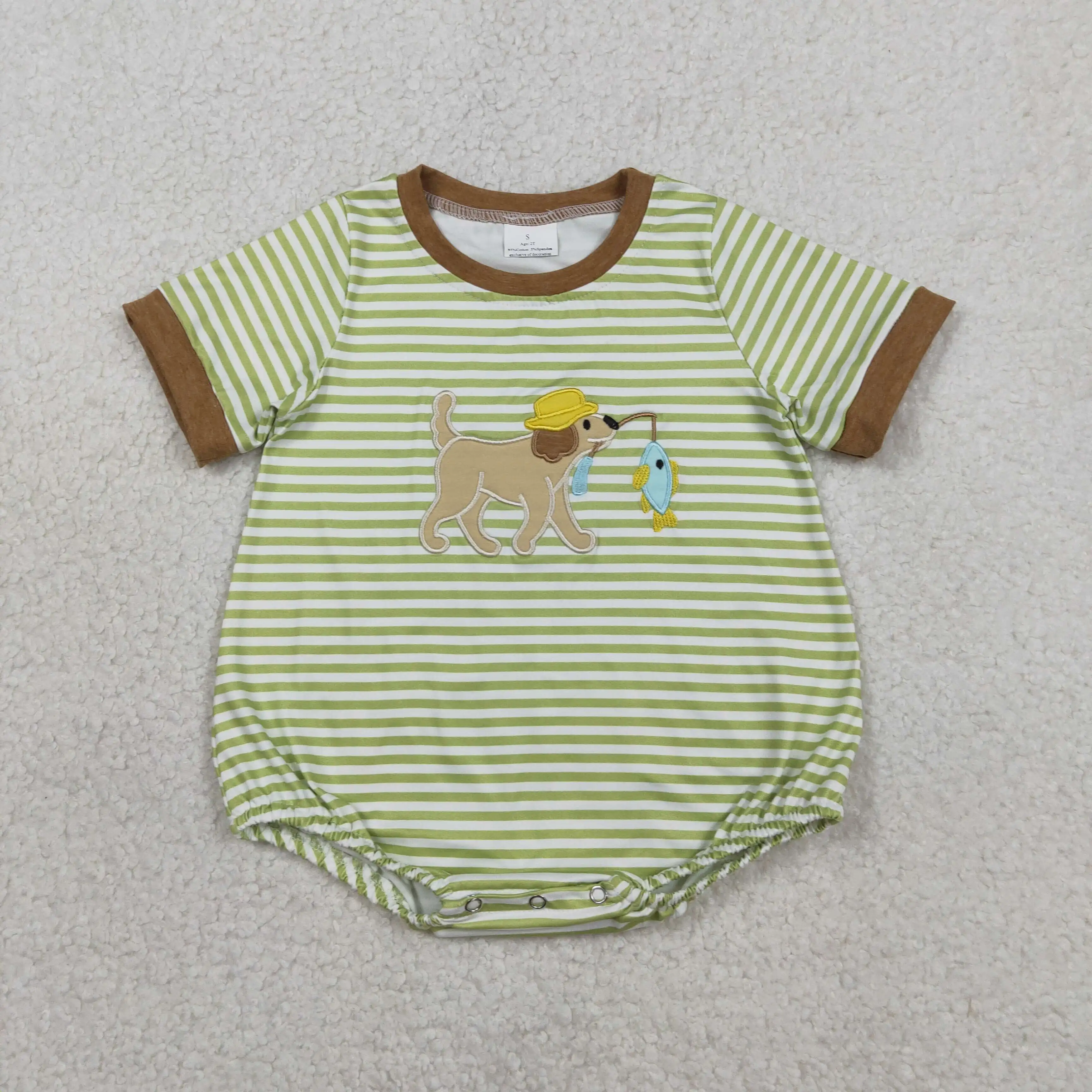 sr3765-macacao-de-manga-curta-listrado-verde-com-bordado-de-cachorrinho-estilo-western-para-bebe-menino
