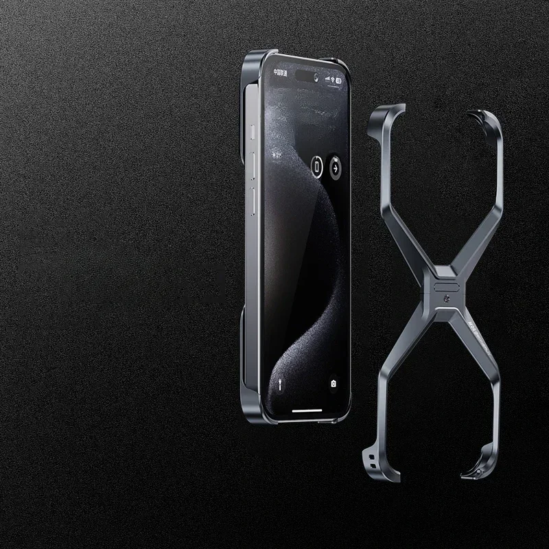 Metalowe etui na telefon bez ramki — zdjęcie produktu 7