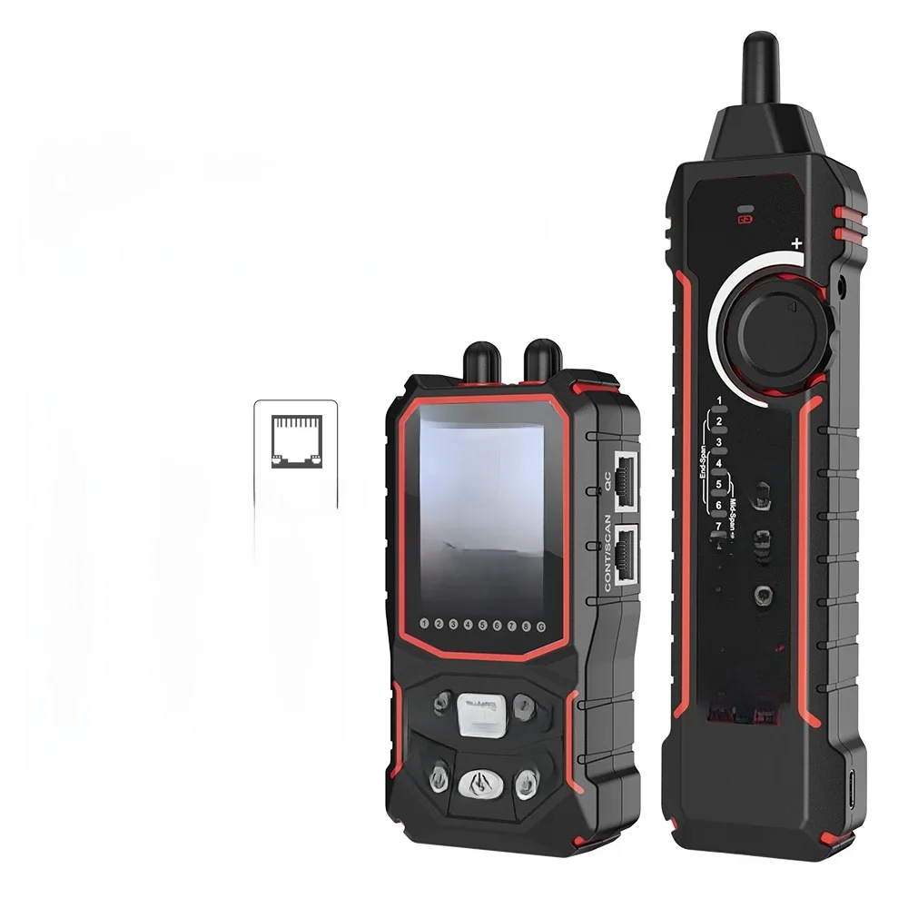NOYAFA NF-918S Tester kabli sieciowych Red Light Pen Wire Tracer z optycznym miernikiem mocy POE Check Wiremap Crimp Line Finder — zdjęcie produktu 7