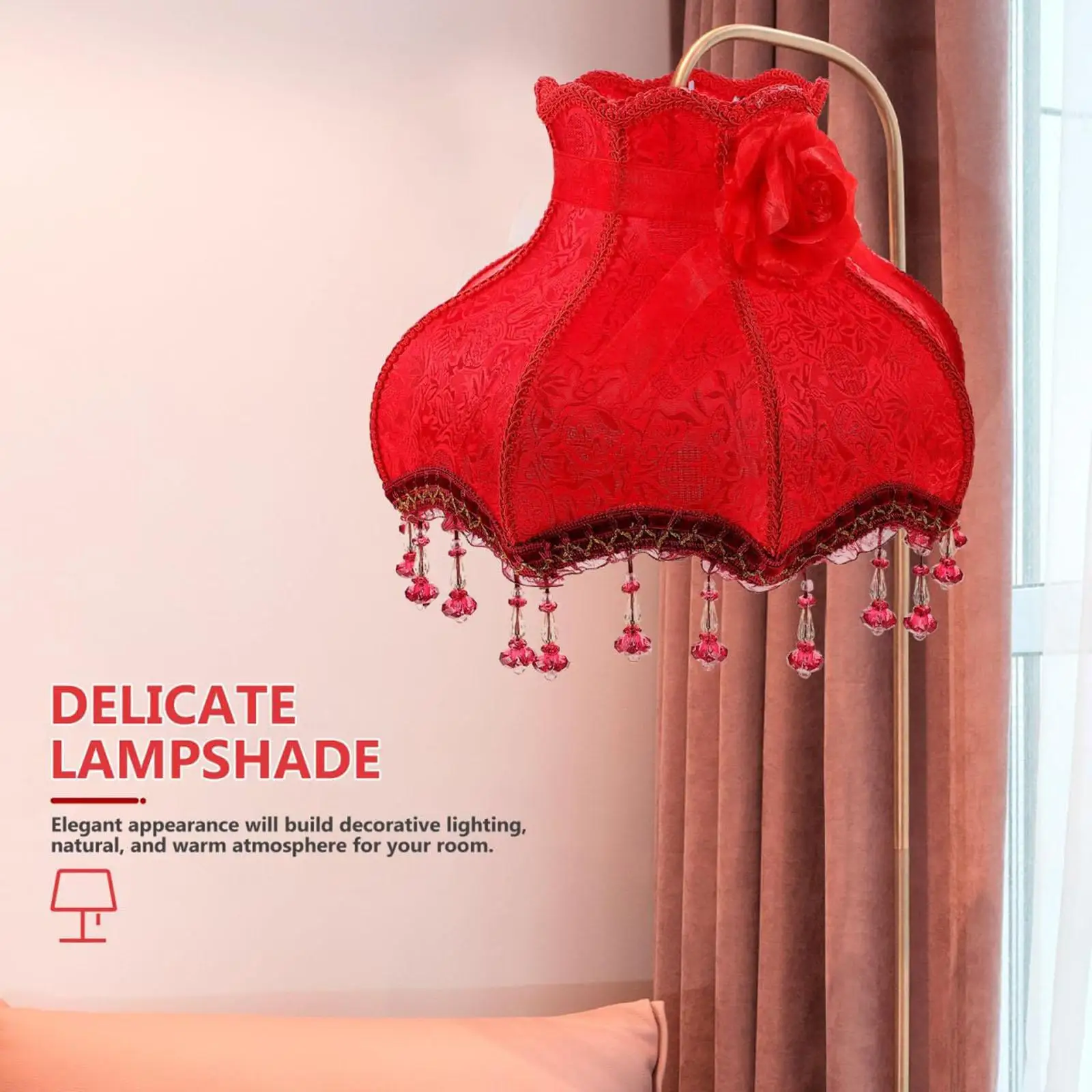 

Тканевый абажур для настольных и напольных ламп, маленький сменный абажур для гостиной